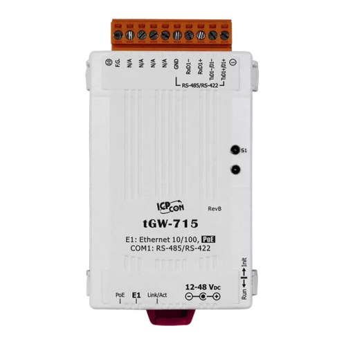 Компактный шлюз Modbus TCP tGW-715