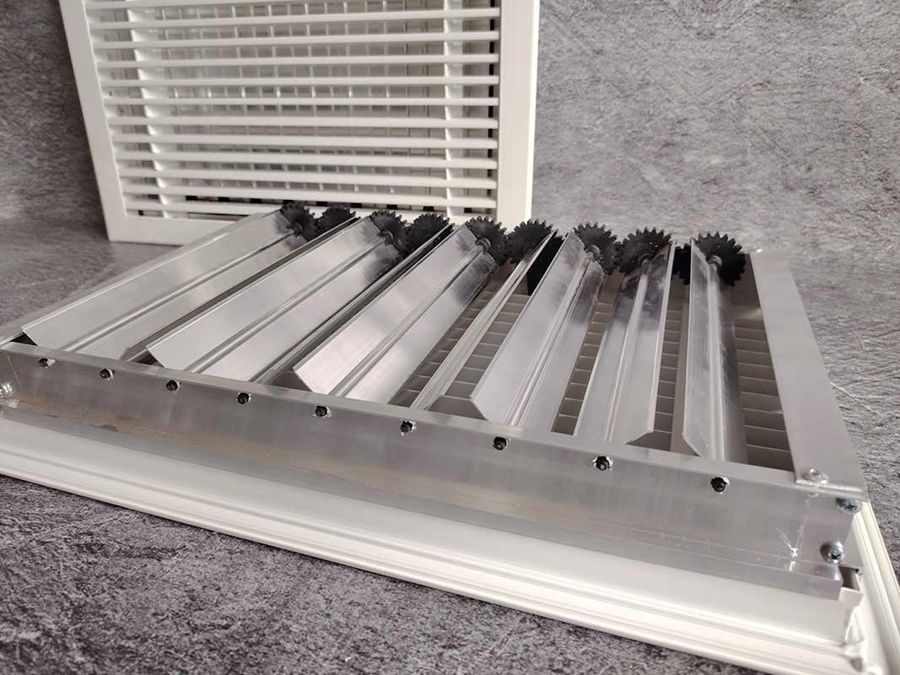 Нерегулируемая решетка с Y-образными жалюзи ННРБ с БРВБ