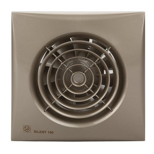 Накладной вентилятор Soler Palau SILENT-100 CZ CHAMPAGNE DESIGN 4C