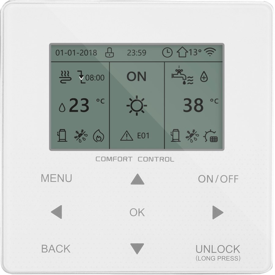 Тепловой насос воздух-вода MDV для отопления и ГВС MDHWC-V26W/D2RN8