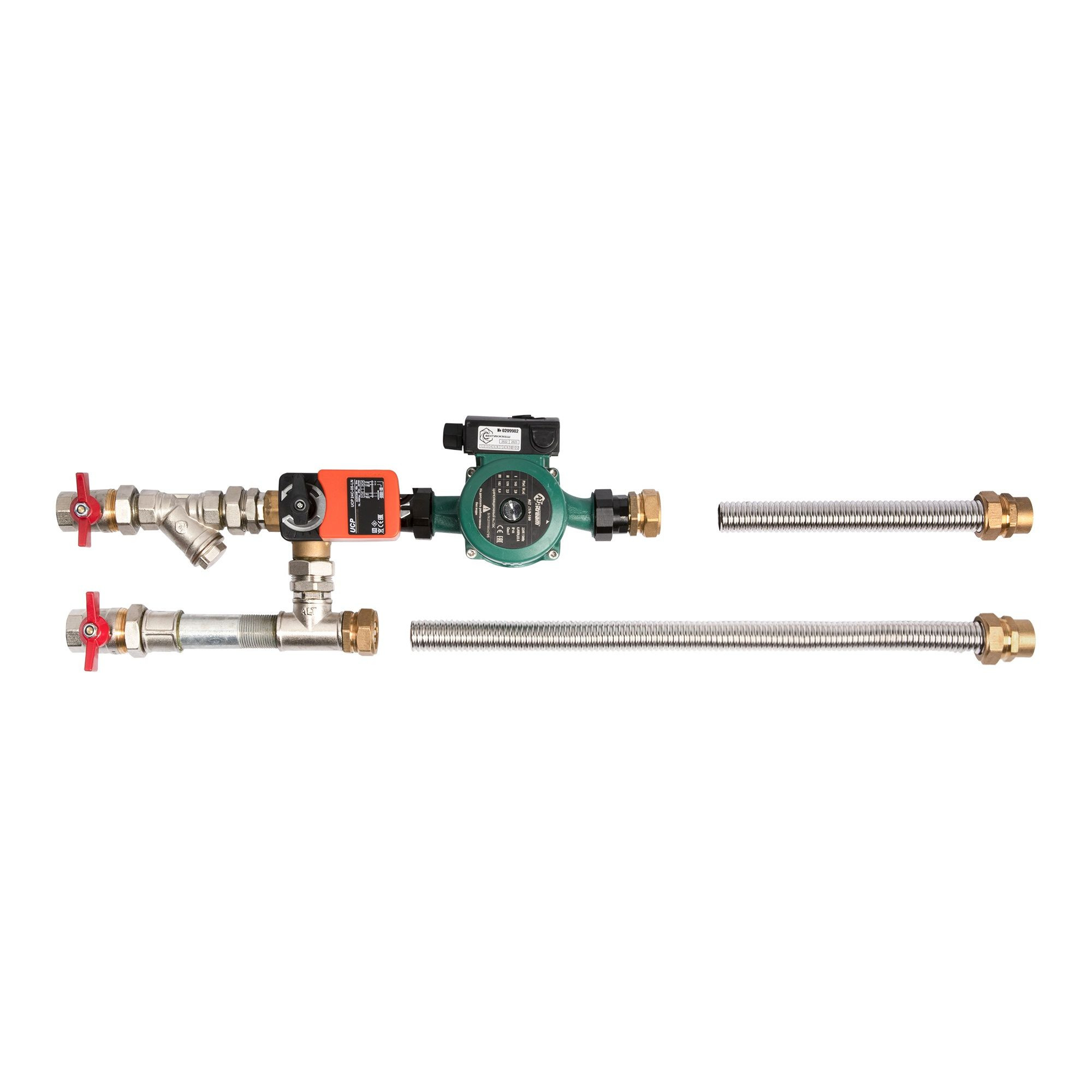 Узел смесительный с гибкими подводками SHUFT MST 25-80-6.3-C24-F-SP