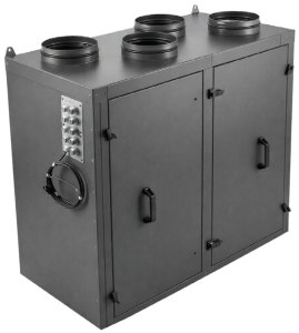 Приточно-вытяжная установка с роторным рекуператором RWN-RR-7400(50c)-ЕС(B500)-НЕ24-Vertical(N)