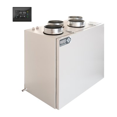 Приточно-вытяжная установка с пластинчатым рекуператором ФЬОРДИ ВПУ-CF-500/3-230/1 EC-V-BLG-M