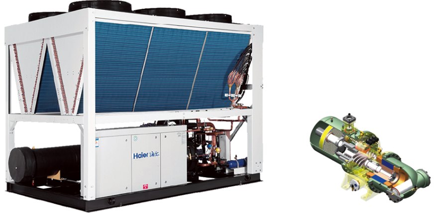 Винтовой чиллер Haier CI0360PANH с воздушным охлаждением Винтовой чиллер Haier CI0360PANH с воздушным охлаждением