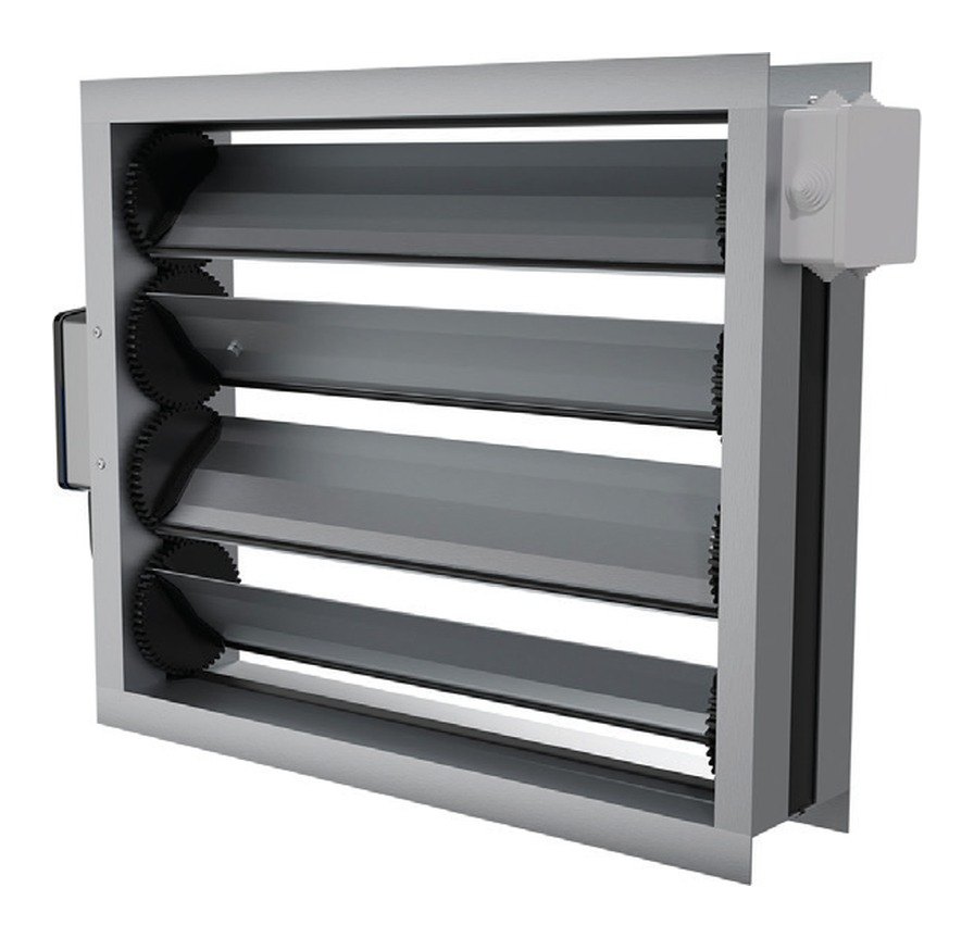 Воздушный клапан с электроподогревом ВКп 1400×450 Воздушный клапан с электроподогревом ВКп 1400×450
