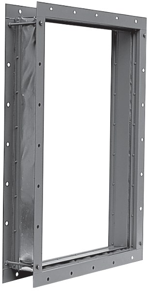 Гибкая вставка Soler & Palau KRED-560x400 R9011 (прямоугольная, с фланцами)