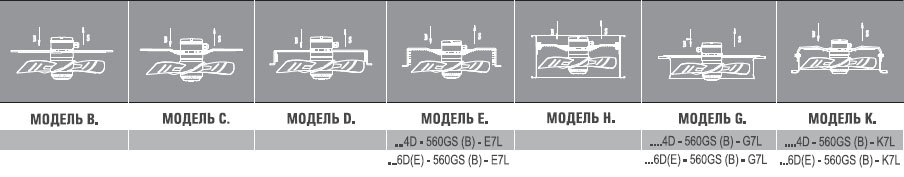 АXW-400-B-4E вентилятор осевой для настенного монтажа — Габаритные размеры